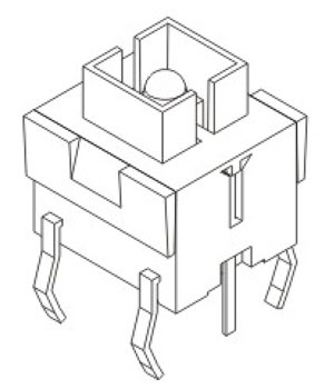 帶燈輕觸開(kāi)關(guān)R593結(jié)構(gòu)圖