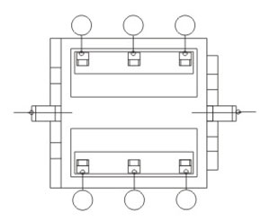 Illuminated Push Button Switches R2909 Structure Diagram